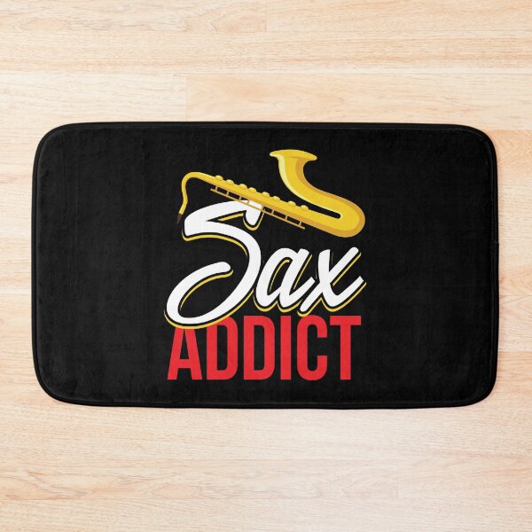 Item preview, Sax Addict Saxophone Jazz Music Player Gift Idea designed and sold by haselshirt.