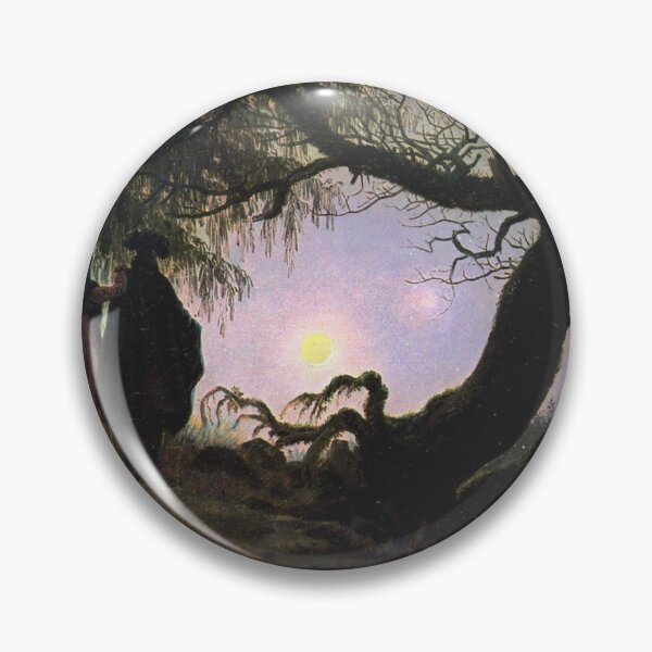 Item preview, Man and Woman Contemplating the Moon (Caspar David Friedrich) designed and sold by ArtHistorical.