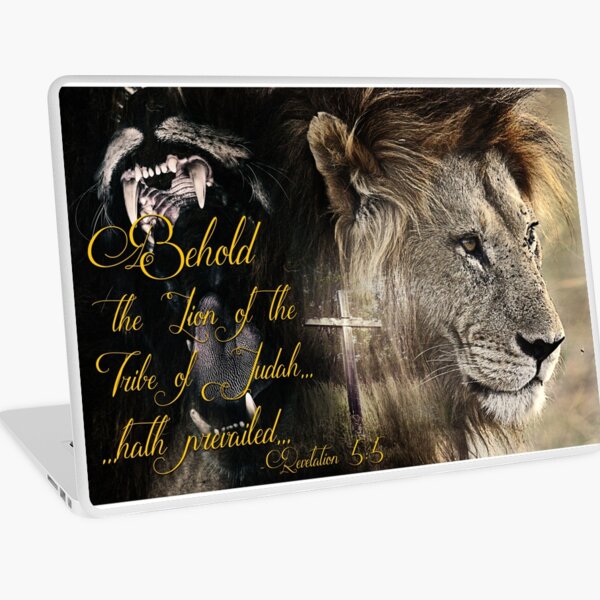 Behold, The Lion Of The Tribe Of Judah Laptop Skin