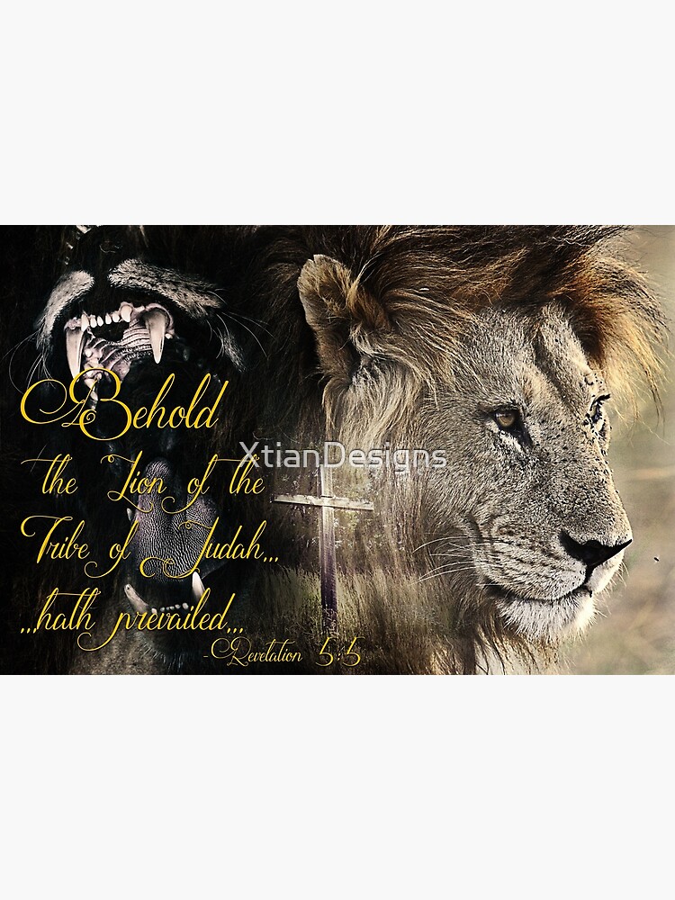 Behold, The Lion Of The Tribe Of Judah by XtianDesigns