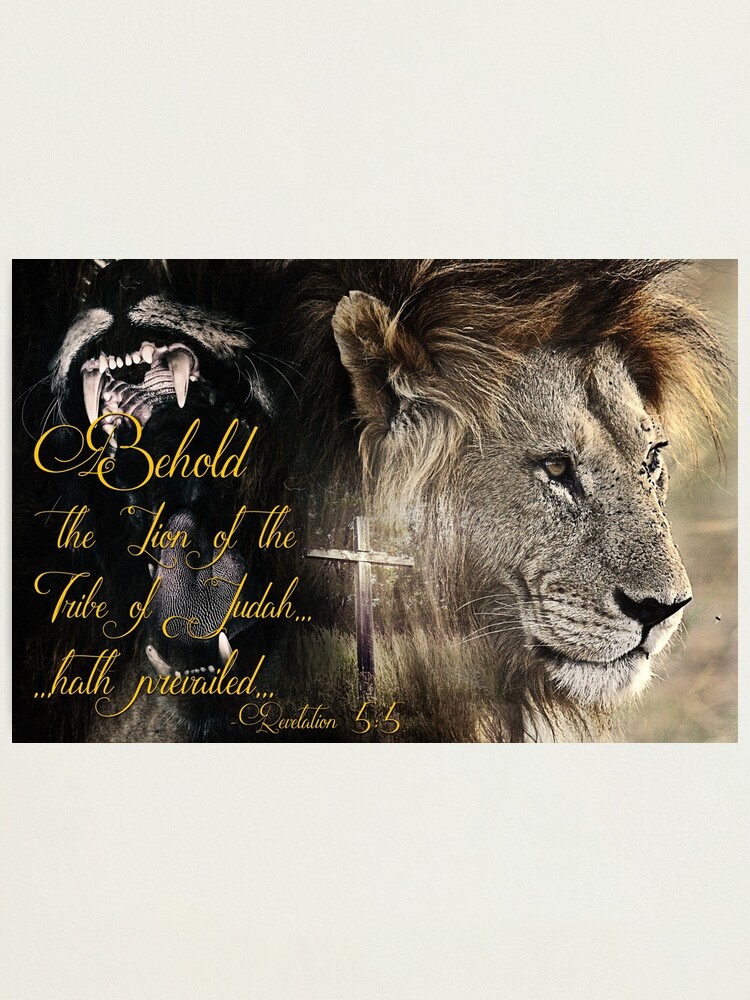 Alternate view of Behold, The Lion Of The Tribe Of Judah Photographic Print