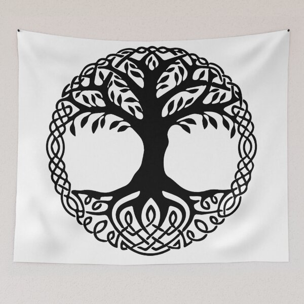 Item preview, Yggdrasil (Black) - Tree Of Life designed and sold by TBoxy.