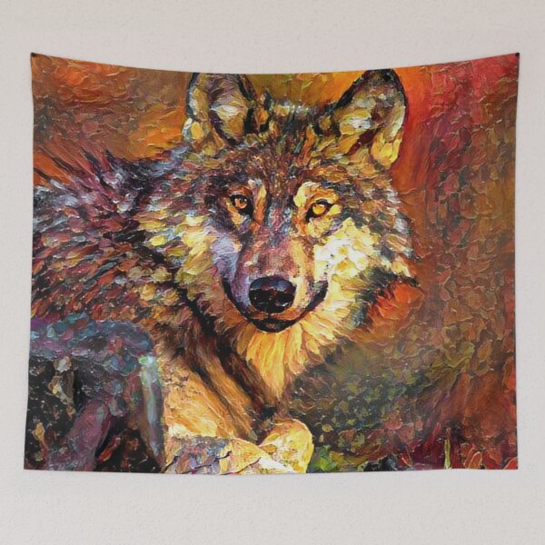 Item preview, Sunset Wolf designed and sold by Alyxandre.