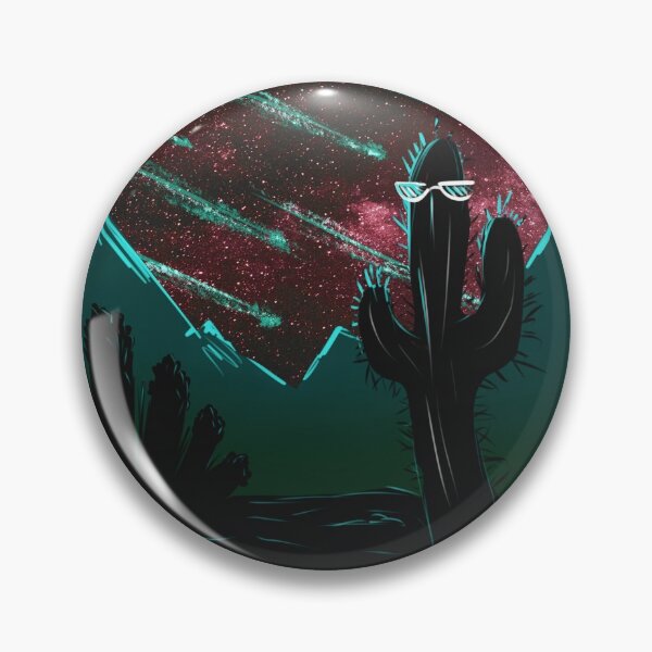 Item preview, Cactus under the stars designed and sold by happyfox.