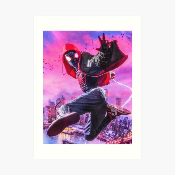 Miles Morales Art Prints Redbubble 