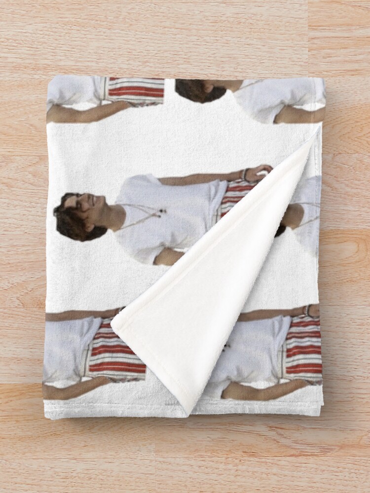 "Timothée Chalamet " Throw Blanket by LucidStickers Redbubble