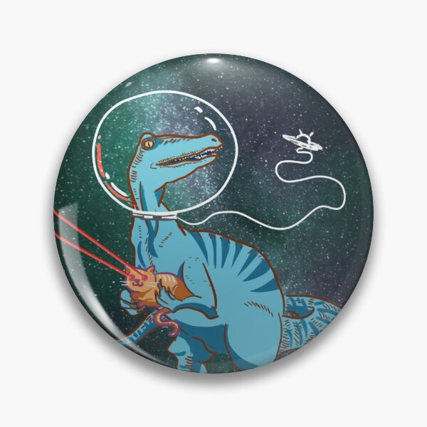 Item preview, Space Raptor and his cat  designed and sold by happyfox.