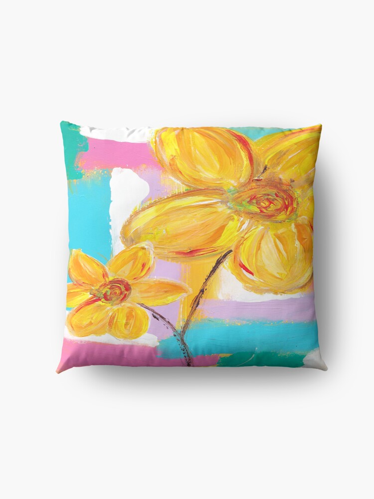 Alternate view of Is It Spring Yet? Floor Pillow