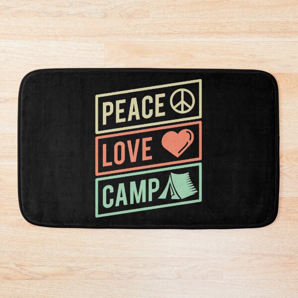 Item preview, Camping Camp Peace Love Outdoor Camp  designed and sold by haselshirt.
