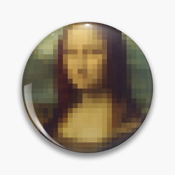 Item preview, Pixelated Mona  Lisa Classic Art Modernized designed and sold by 4Craig.