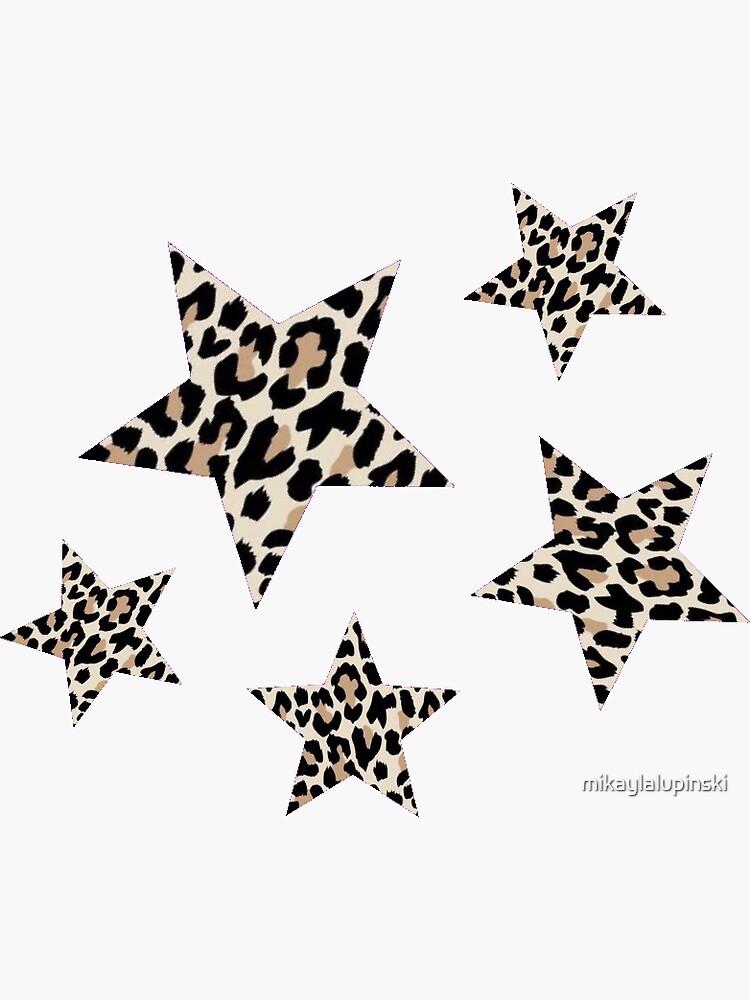 Cheetah Print Stars by mikaylalupinski