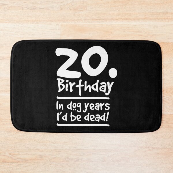 Artikelvorschau, Dog Shirt 20 Birthday In Dog Years I'd Be Dead Gift Tee entworfen und verkauft von haselshirt.