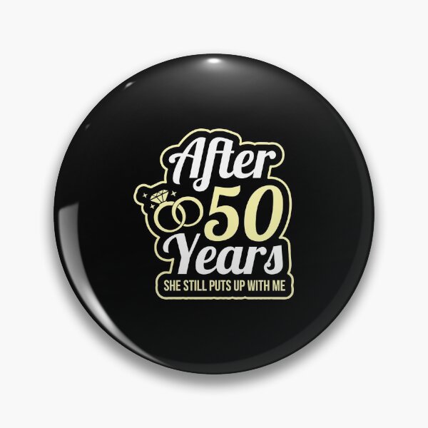 Item preview, Wedding Anniversary 50 Years She Still Puts Up With Me designed and sold by haselshirt.