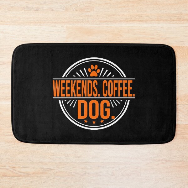 Artikelvorschau, Dog Lover Shirt Weekends. Coffee. & Dogs. Gift Tee entworfen und verkauft von haselshirt.