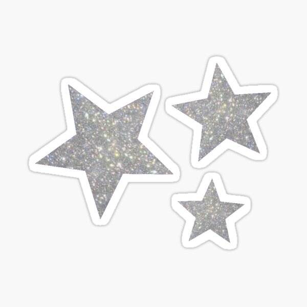 Glitter Stars Sticker
