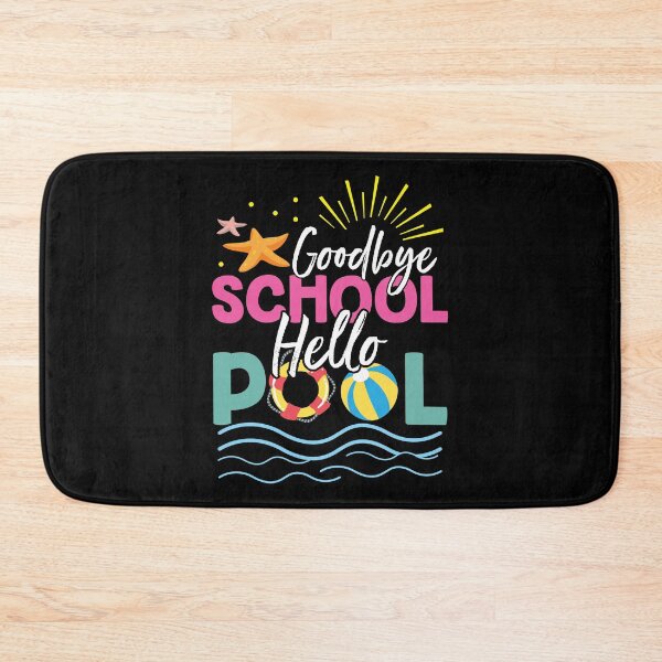 Item preview, Goodbye School Hello Pool Summer Vacation Beach designed and sold by haselshirt.