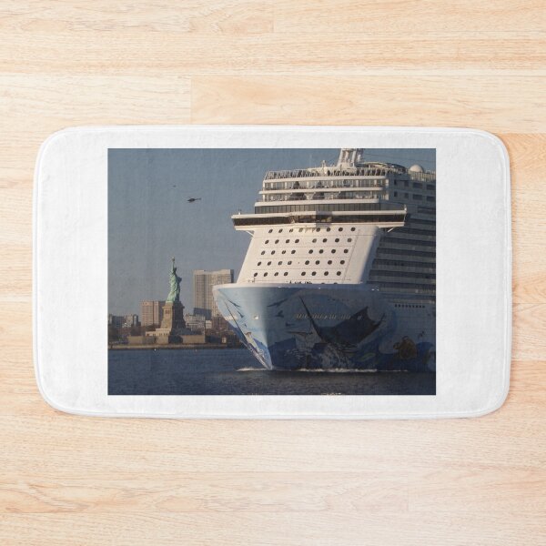Item preview, Cruise Ship Passes Statue of Liberty, Hudson River, New York City  designed and sold by lenspiro.