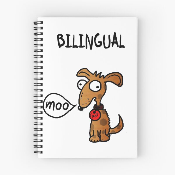 Item preview, Bilingual dog designed and sold by LoobyLu.