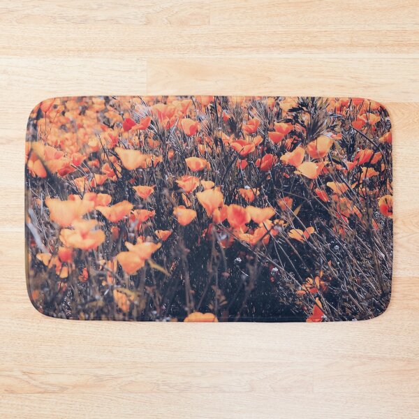 Item preview, blooming yellow poppy flower field in California, USA designed and sold by Mrvell.