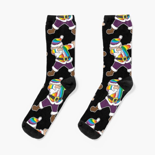 pride Christmas stocking Lesbian flag Christmas decor Large Santa sock LGBTQ