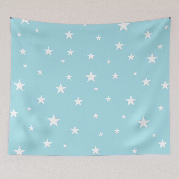 Item preview, Stars on light blue designed and sold by Latte Design.