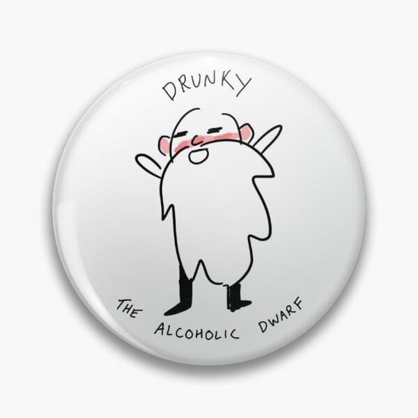 Item preview, Drunky The Alcoholic Dwarf designed and sold by flamingThespian.