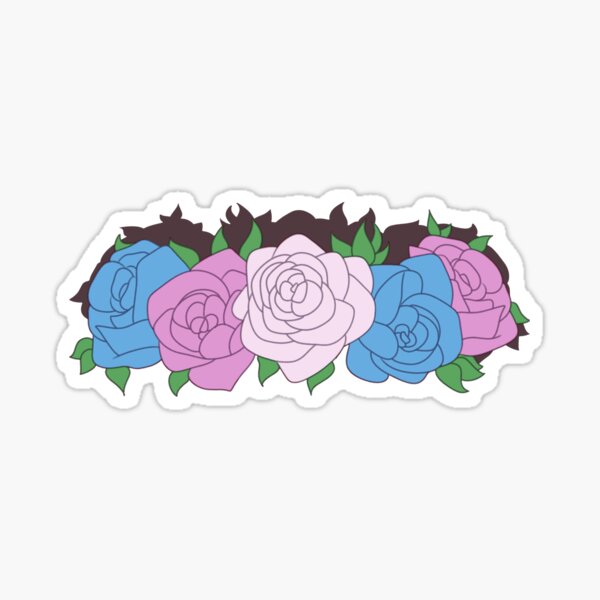 Gay Flower Crown Stickers for Sale | Redbubble