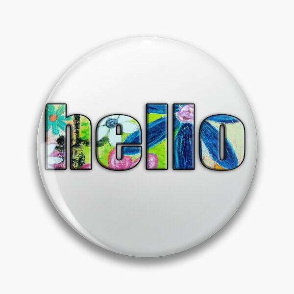 Item preview, Hello designed and sold by KATHLEEN TENNANT ART.