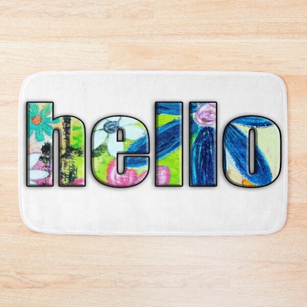 Item preview, Hello designed and sold by KATHLEEN TENNANT ART.