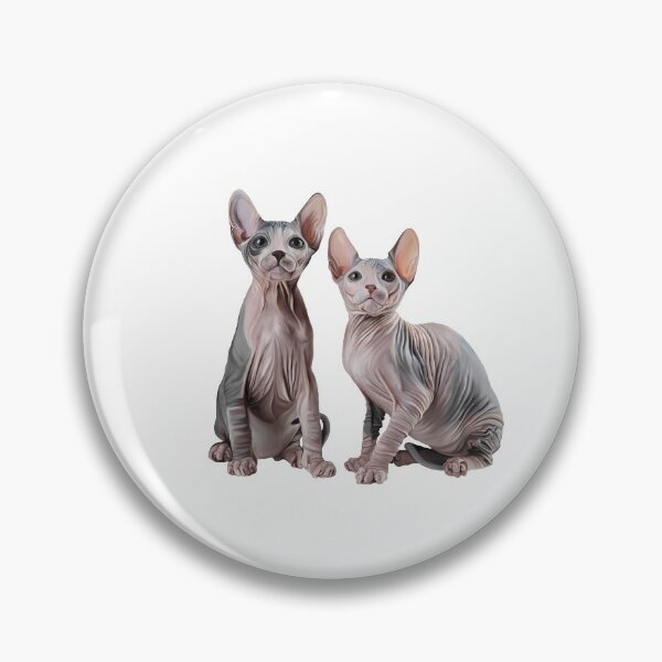 Item preview, Drawing two cats Sphynx, hairless designed and sold by bonidog.
