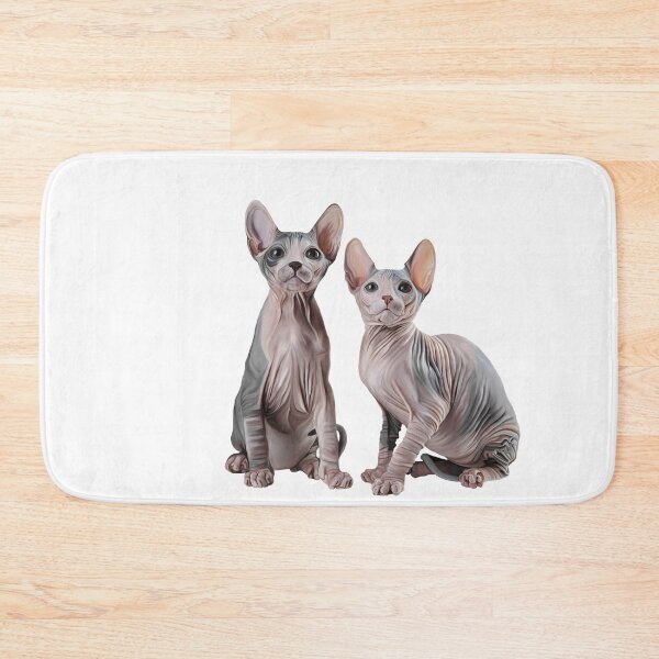 Item preview, Drawing two cats Sphynx, hairless designed and sold by bonidog.