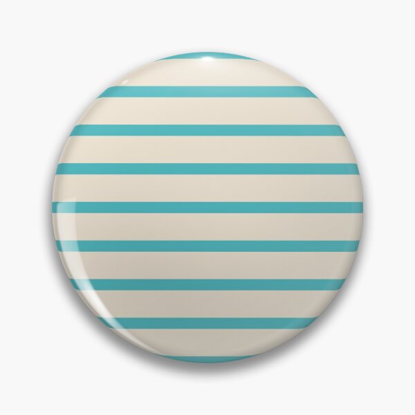 Item preview, Stripes in turquoise and light cream designed and sold by Latte Design.