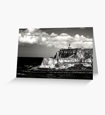 outside the wall Greeting Card
