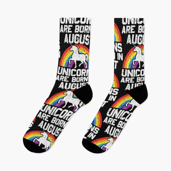 Item preview, Unicorns Are Born In August Shirt Birthday Month Gift Tee designed and sold by haselshirt.