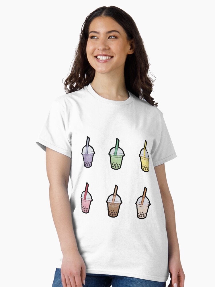 Imagen 2 de 7, Camiseta clásica con la obra Té de burbujas, diseñada y vendida por unicronpotato.