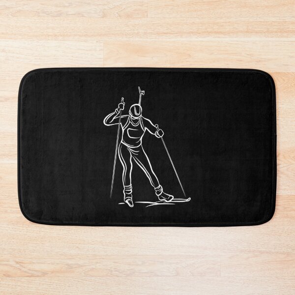 Item preview, Biathlon Skiing Riffle Shooting Race Holiday Gift designed and sold by haselshirt.