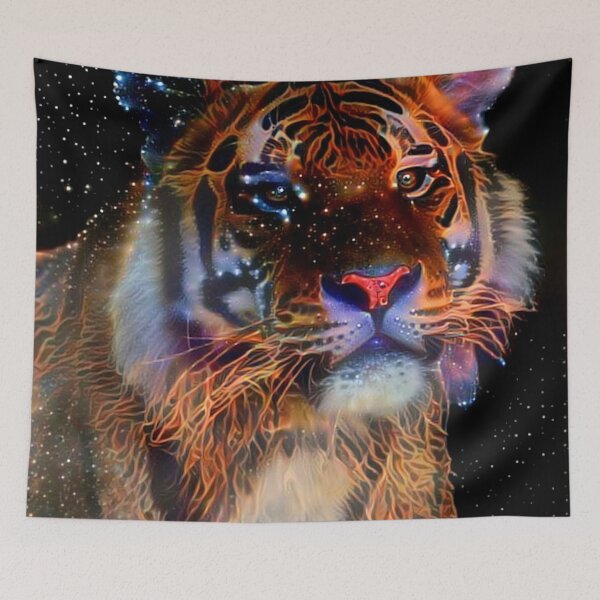 Item preview, Starlight Tiger Portrait designed and sold by Alyxandre.