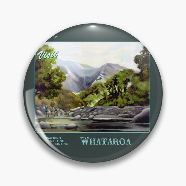 Item preview, Whataroa Vintage Poster 2 designed and sold by Patricia Howitt.