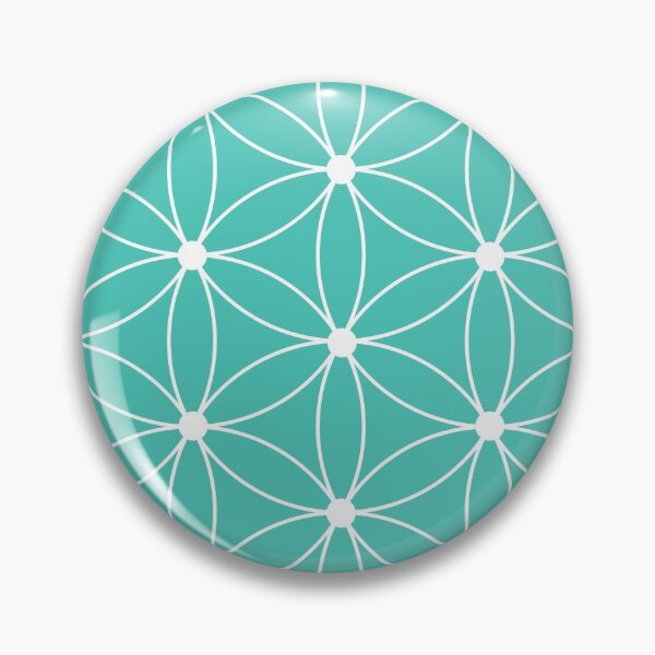 Item preview, Turquoise geometric pattern designed and sold by Latte Design.