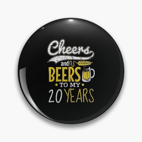 Item preview, Cheers and Beers 20th Birthday Gift Idea designed and sold by haselshirt.