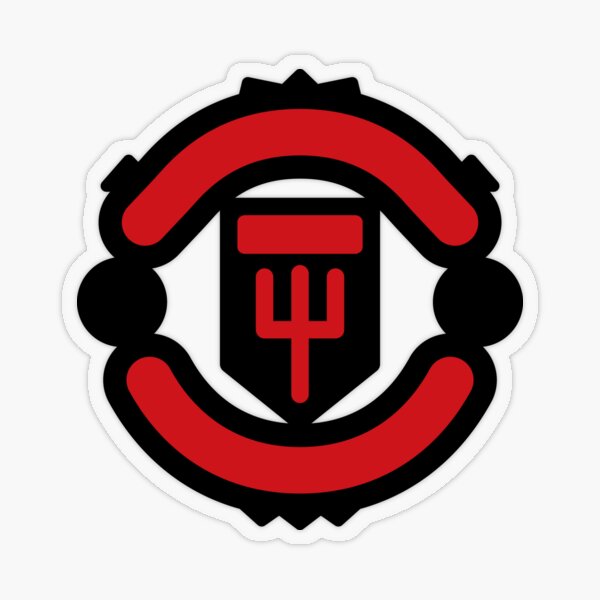 Manchester United Transparent Sticker