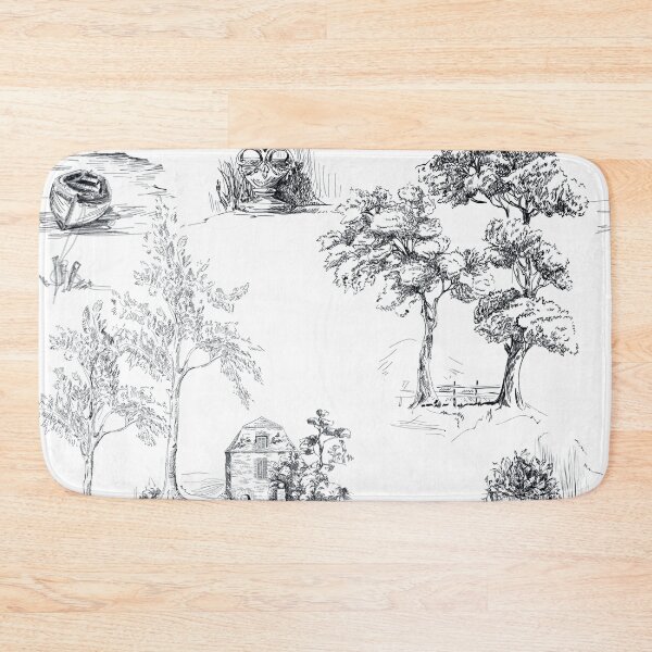 Item preview, Grey Toile   Grey Country Toile   Grey Cottage Toile    Black Toile  designed and sold by monpetitbijou.