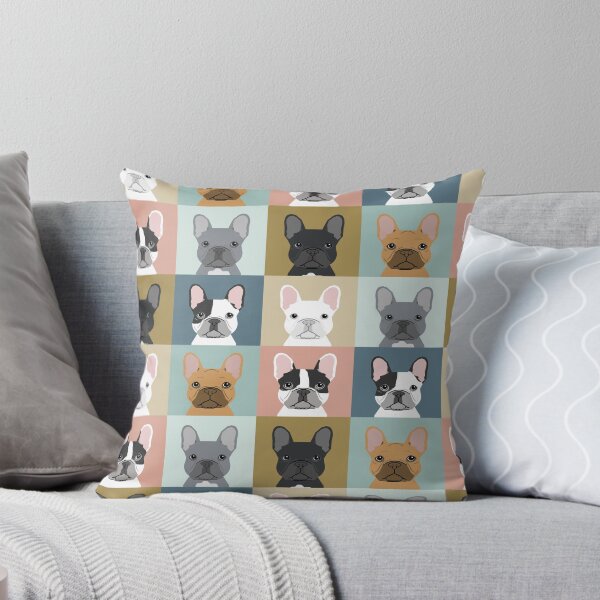 Item preview, French Bulldog portraits pattern dog person gift love animal pet puppy frenchie bulldog valentines designed and sold by PetFriendly.