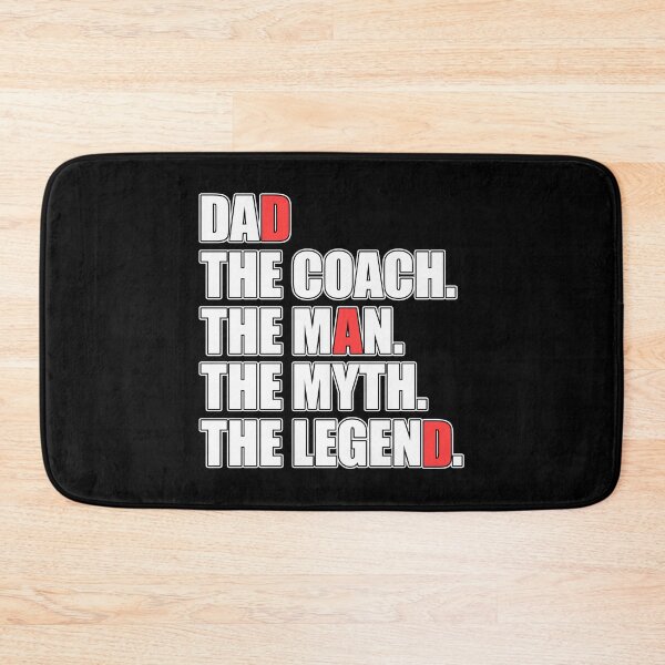 Item preview, Dad Coach Dad Man Myth Legend Father Fathers Day designed and sold by haselshirt.