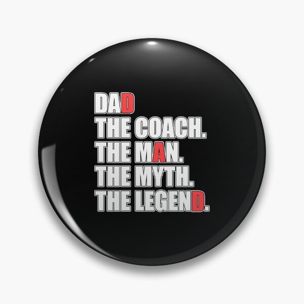 Item preview, Dad Coach Dad Man Myth Legend Father Fathers Day designed and sold by haselshirt.