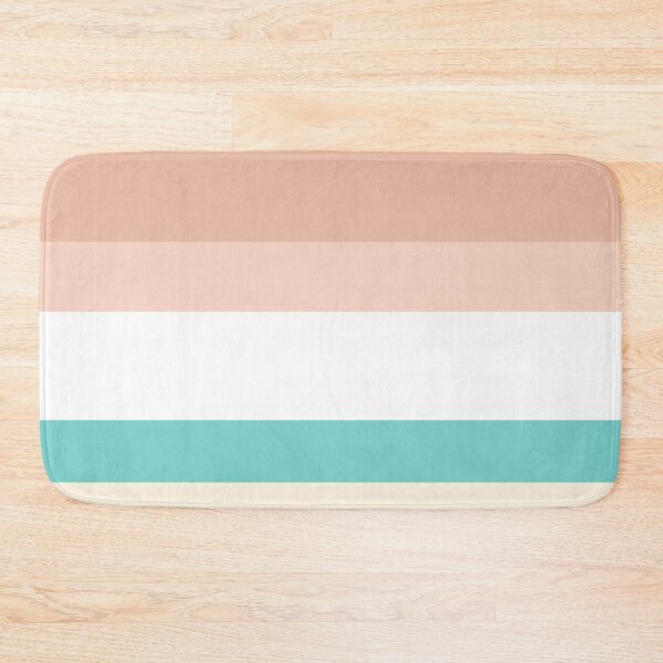 Item preview, Stripes teal and blush designed and sold by Latte Design.