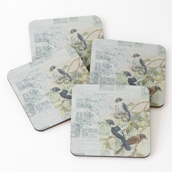 Artikelvorschau, Vintage Retro Bird Pattern Motif entworfen und verkauft von digitalvintage.