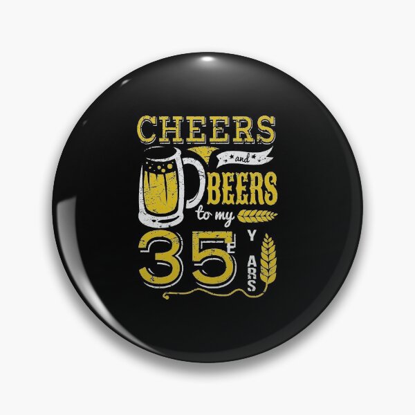 Item preview, Cheers and Beers 35th Birthday Gift Idea designed and sold by haselshirt.