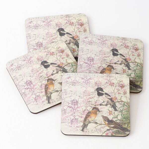 Artikelvorschau, Vintage Retro Bird Pattern Motif entworfen und verkauft von digitalvintage.