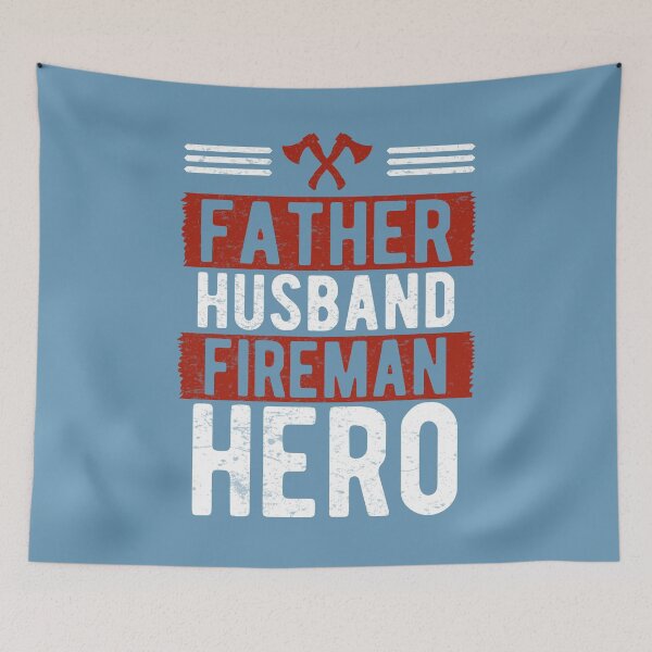 Item preview, Father Husband Fireman Hero designed and sold by Dan66.